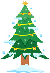 Christmas Tree Illustration