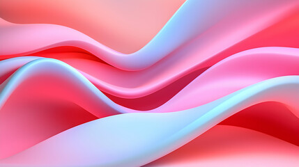Fototapeta premium Abstract Pink Blue Red Waves Background Texture