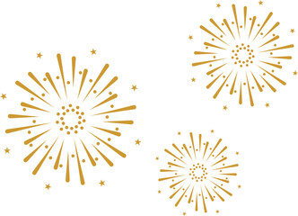 New Year Fireworks Decoration