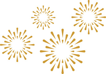 New Year Fireworks Decoration