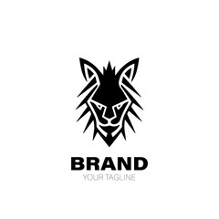 Fototapeta premium Manticore Logo. Manticore Logo Design. Manticore Logo Brand. Manticore Logo Vector Design Isolated on White Background