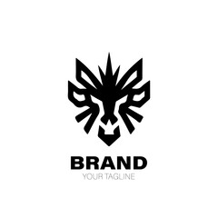 Obraz premium Manticore Logo. Manticore Logo Design. Manticore Logo Brand. Manticore Logo Vector Design Isolated on White Background