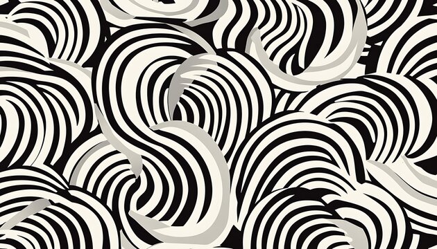 Modern minimalist pattern in monochrome tones, adding a touch sophistication
