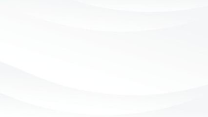 white background with smooth flowing lines decoration