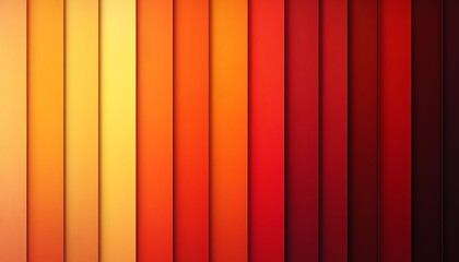 Smooth gradient shifting from fiery orange to deep red, evoking warmth