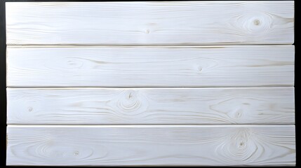 Obraz premium A flat lay arrangement of plain white wooden boards creating a simple contemporary and minimalist background or surface