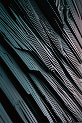 Geometric Abstract Background with Intersecting Lines and Shapes
