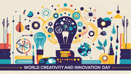 World Creativity and Innovation Day to raise the awareness of the role of creativity and innovation in all aspects of human development, to promote creative thinking created with generative ai