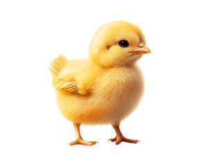 Obraz premium chicks Fully Grown Hen in High-Quality Detail Isolated on Transparent Background