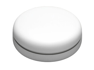 Isolated White Pill Tablet on Transparent Background Photo