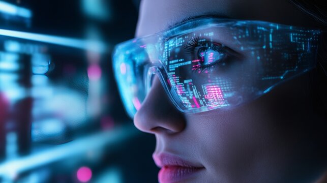 An AI ethicist evaluating machine learning bias in an advanced tech compliance center, futuristic AI fairness lab with algorithmic analysis tools, Scientific style