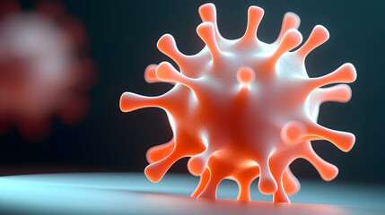 Microscopic View of a Complex Textured Virus