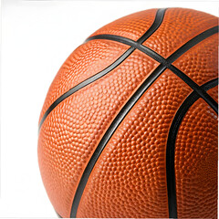 Fototapeta premium Basketball on a white background