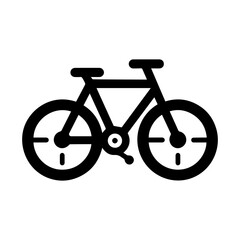 Fototapeta premium Bicycle icon with transparent background
