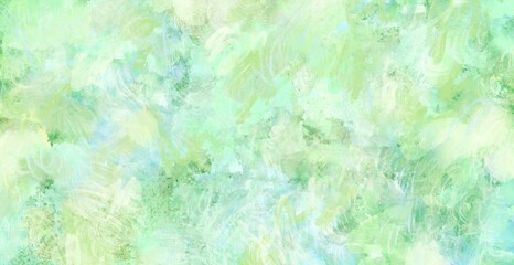 ラフな手描き感がかわいいパステルグリーンのペイント背景