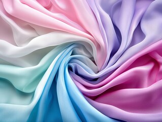 Obraz premium Pastel Swirl Fabric Texture.
