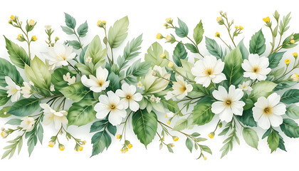 Fototapeta premium bouquet of white flowers