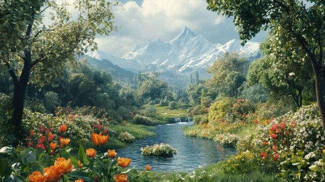 In the beginning God created the heavens and the earth, Genesis 1:1, heaven and earth as God described.