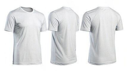 
 Save to Library
 Download Preview
 Preview Crop
 Find Similar
 
File #:  1235779337
men's short-sleeve t-shirt mockup in front, side and back views, design presentation for print, 3d illustration, 3