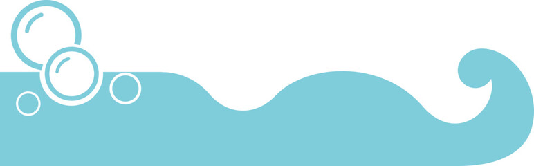 바다 물결 일러스트