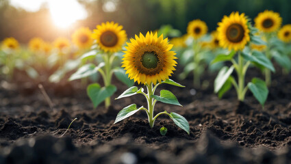 sunflower in the field