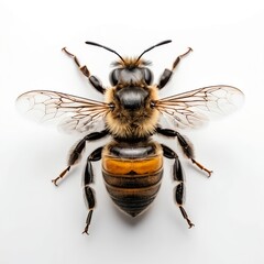 Honeybee Dorsal View Closeup