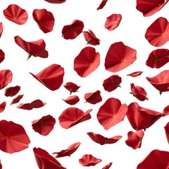 Falling Red Petals