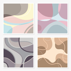 Obraz premium Abstract background with hand drawn doodle lines art.