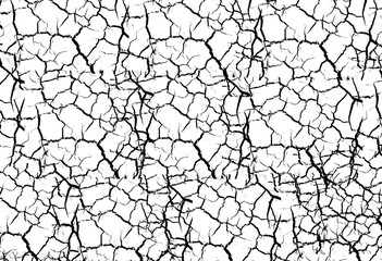 Texture soil dry crack Sketch crack texture. Ground cracks background, Isolated on transparent background, PNG	
