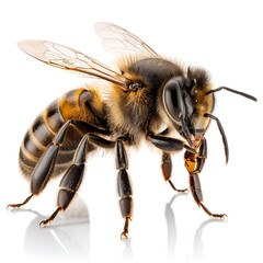 Close-up of a Honey Bee