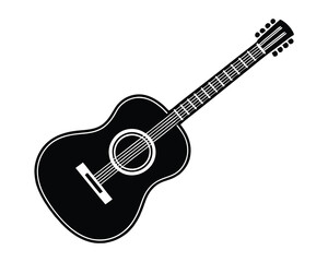 Fototapeta premium Guitar Vector illustration isolated on a white background
