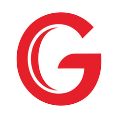 Minimalis Modern G Letter Vector Logo Design Template Use Any Purpose