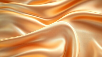 Obraz premium Elegant Gold Satin Fabric Texture