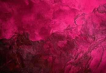 Black red rough surface,Toned old concrete wall,Viva magenta color,Trend 2023,Close-up,Grunge background for design,Distressed,cracked,broken,crumbled,damaged,dilap.