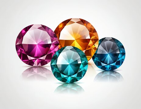 Collection of Sparkling Gemstones