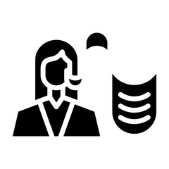 Obraz premium Storyteller Vector Glyph Icon Design