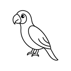 Obraz premium vector illustration of a bird