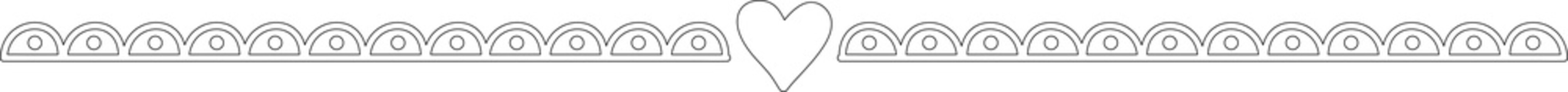 Decorative border and frame set