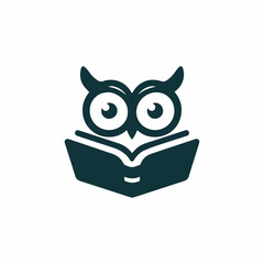 Owl book logo