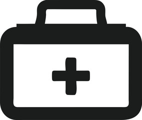 Obraz premium first aid kit icon