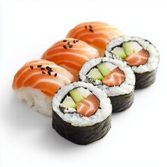 sushi with salmon