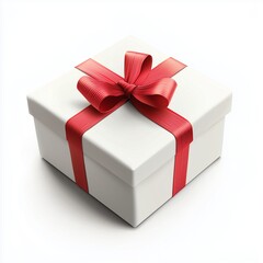 gift box with red ribbon