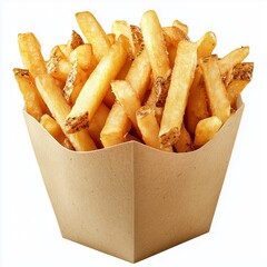 french fries in a papaer basket