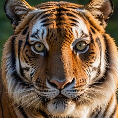 Fototapeta premium Close-up Portrait of a Majestic Tiger
