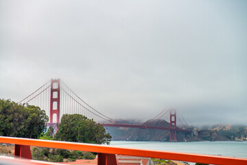 The Golden Gate Bridge in San Franscisco