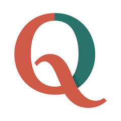 Minimalis Modern Q Letter Vector Logo Design Template Use Any Purpose