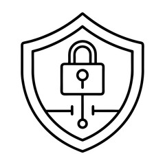 Secure lock and key vector illustration for protection and access