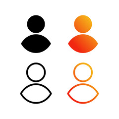 User vector icon set