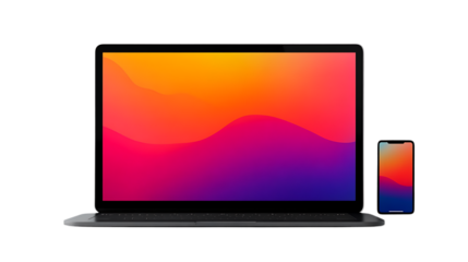 Laptop and Smartphone png