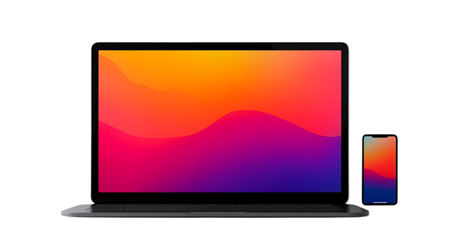 Laptop and Smartphone png